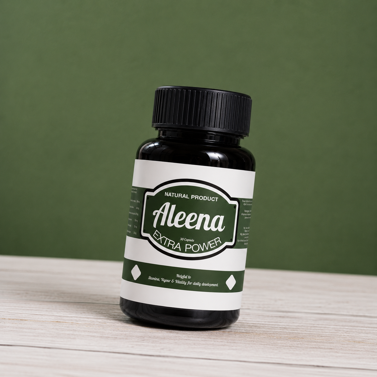 Green Hot Step Herbal Vitality Capsules 30