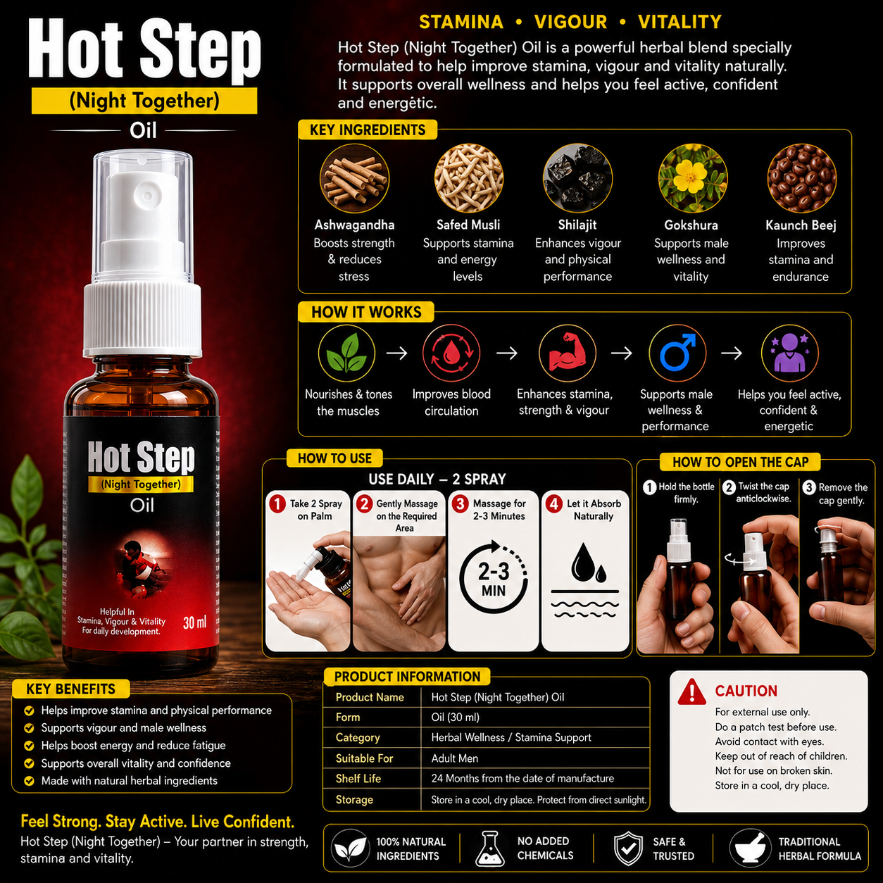 Hot Step Herbal Performance Spray - Image 2