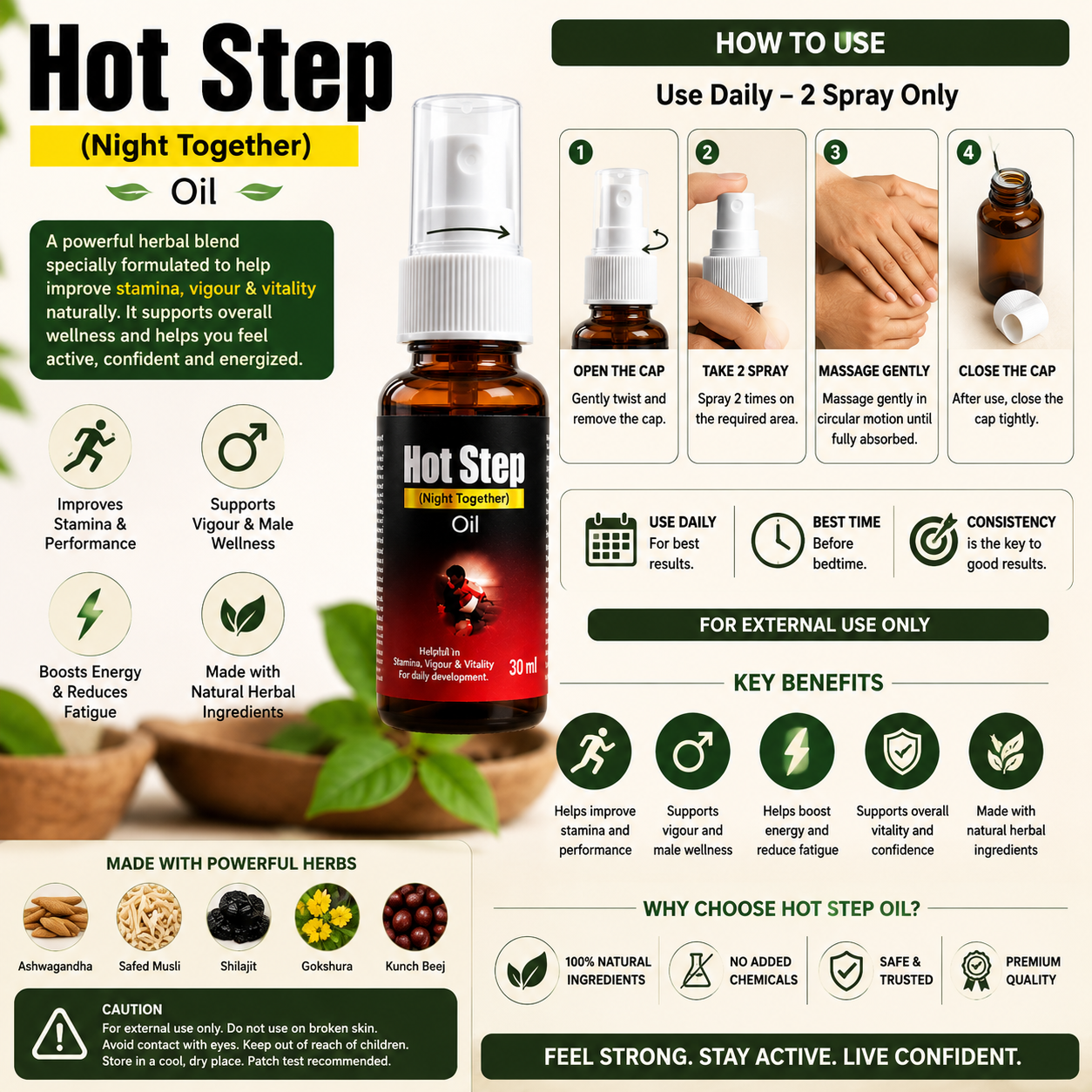 Hot Step Herbal Performance Spray - Image 3